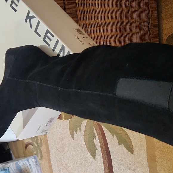 Anne Klein wide calf suede Wedge knee high boots In Box - Picture 11 of 16